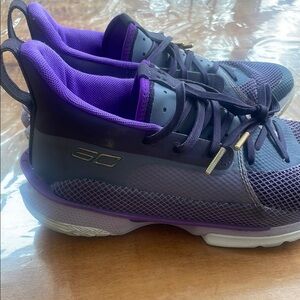 Under Armour Purple Athletic Shoes Lightweight Mesh